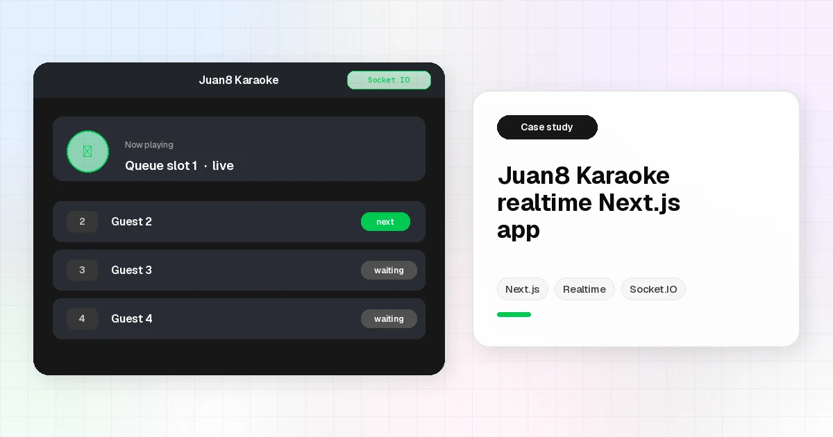 Juan8 Karaoke: Building a Realtime Next.js App
